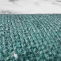 Pyöreät Matot - Savino (musta/valkoinen/vihreä) -Pyöreät matot myymälä mi3db21