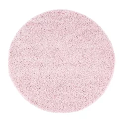 Pyöreä Matot - Trim (vaaleanpunainen)