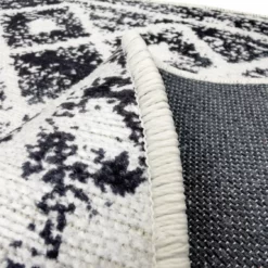 Pyöreät Matot - Ovada (musta/valkoinen) -Pyöreät matot myymälä others1 30978