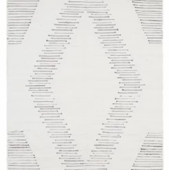 Räsymatto - Palani (valkoinen/musta)