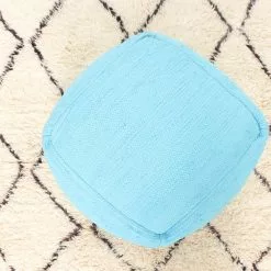 Rahi - San Fransisco (turkoosi) -Pyöreät matot myymälä puffarbeniourain 10891