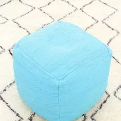 Rahi - San Fransisco (turkoosi) -Pyöreät matot myymälä puffarbeniourain 10909