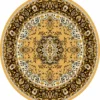 Pyöreät Matot - Peking (kultainen) -Pyöreät matot myymälä r71344750922berber