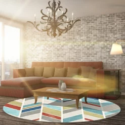 Pyöreät Matot - Isola (multi) -Pyöreät matot myymälä room1 112 isola