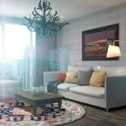 Pyöreät Matot - Kayaköy (multi) -Pyöreät matot myymälä room3 116 kayakoy