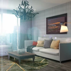 Pyöreät Matot - Bellizzi (vihreä) -Pyöreät matot myymälä room3 35 bellizzi