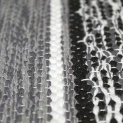 Räsymatto - Visby (musta-valkoinen) -Pyöreät matot myymälä ryaimg 64151234