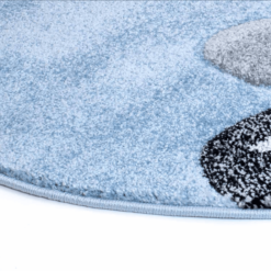 Lastenmatto - Bueno Bunny (sininen) -Pyöreät matot myymälä screenshot 2019 06 12kinderteppichbootsfahrtbuenokids1369blauflachflorteppichhasewaschbar4 25317