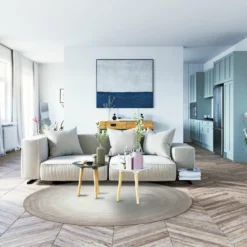 Pyöreät Matot - Shade (beige/harmaa) -Pyöreät matot myymälä shade cream01 ka5395 01rr new1a 95280